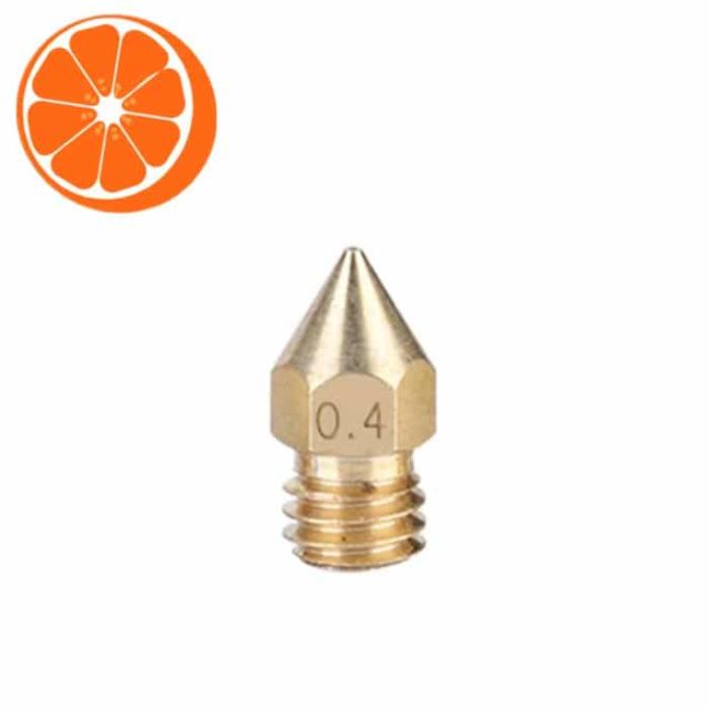 Hot Orange 3D MK8 0.4 nozzle