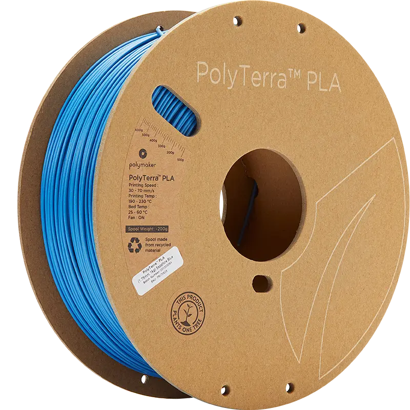 Polymaker PolyTerra PLA Blauw (Saffier)